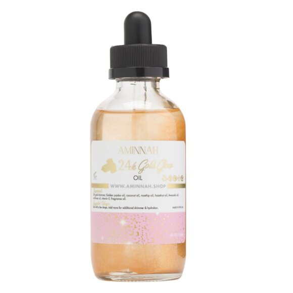 AMNH SKINCARE multi 4oz 24k Gold Glow Oil - Picture 1 of 1
